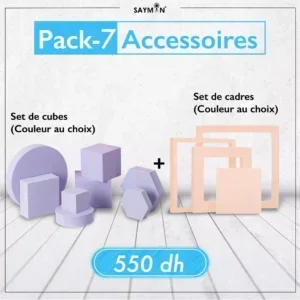 Pack 7 : Accessoires pour Shooting des Produits - Saymon Shop