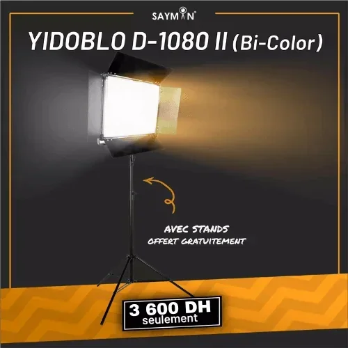 Panneau Led Professionnel : Pack YIDOBLO D-1080 II - Saymon Shop