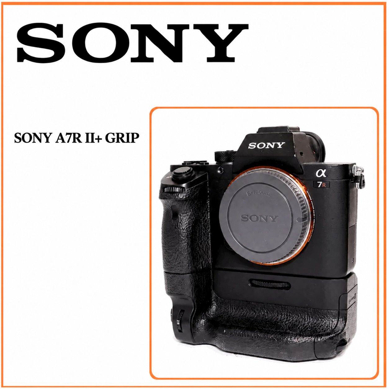 Sony A7R II + Grip vue 2 - Saymon Shop