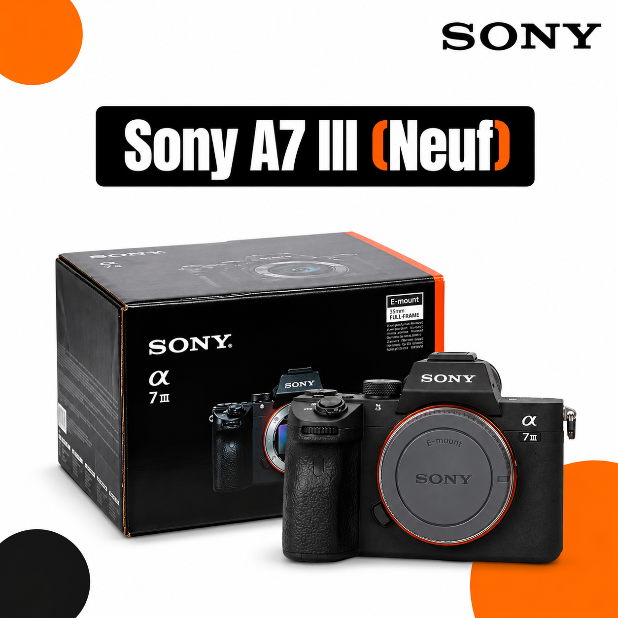 Sony A7 III (Neuf)