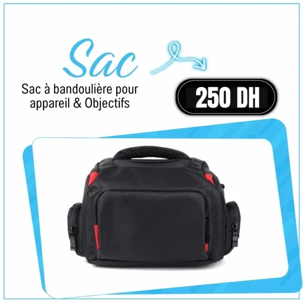 Sac à bandoulière pour appareil & Objectifs - Saymon Shop