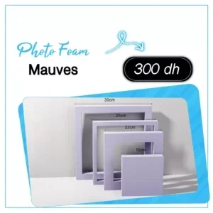 Set de cadre foam Mauve pour Shooting - Saymon Shop