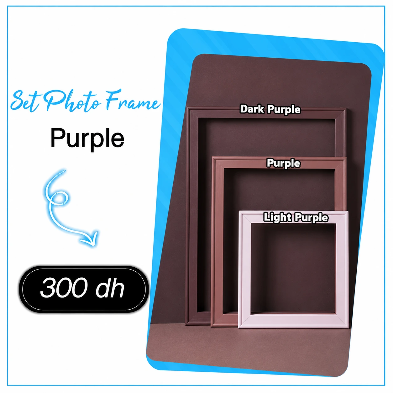 Set de cadres Purple pour Shooting - Saymon Shop