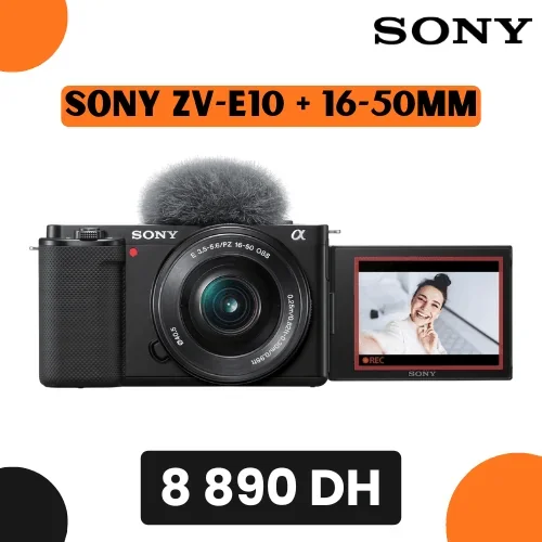 Sony ZV-E10 + 16-50mm - Saymon Shop