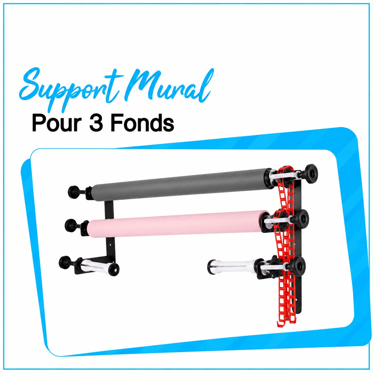 Support Fond Mural Pour 3 Fonds - Saymon Shop