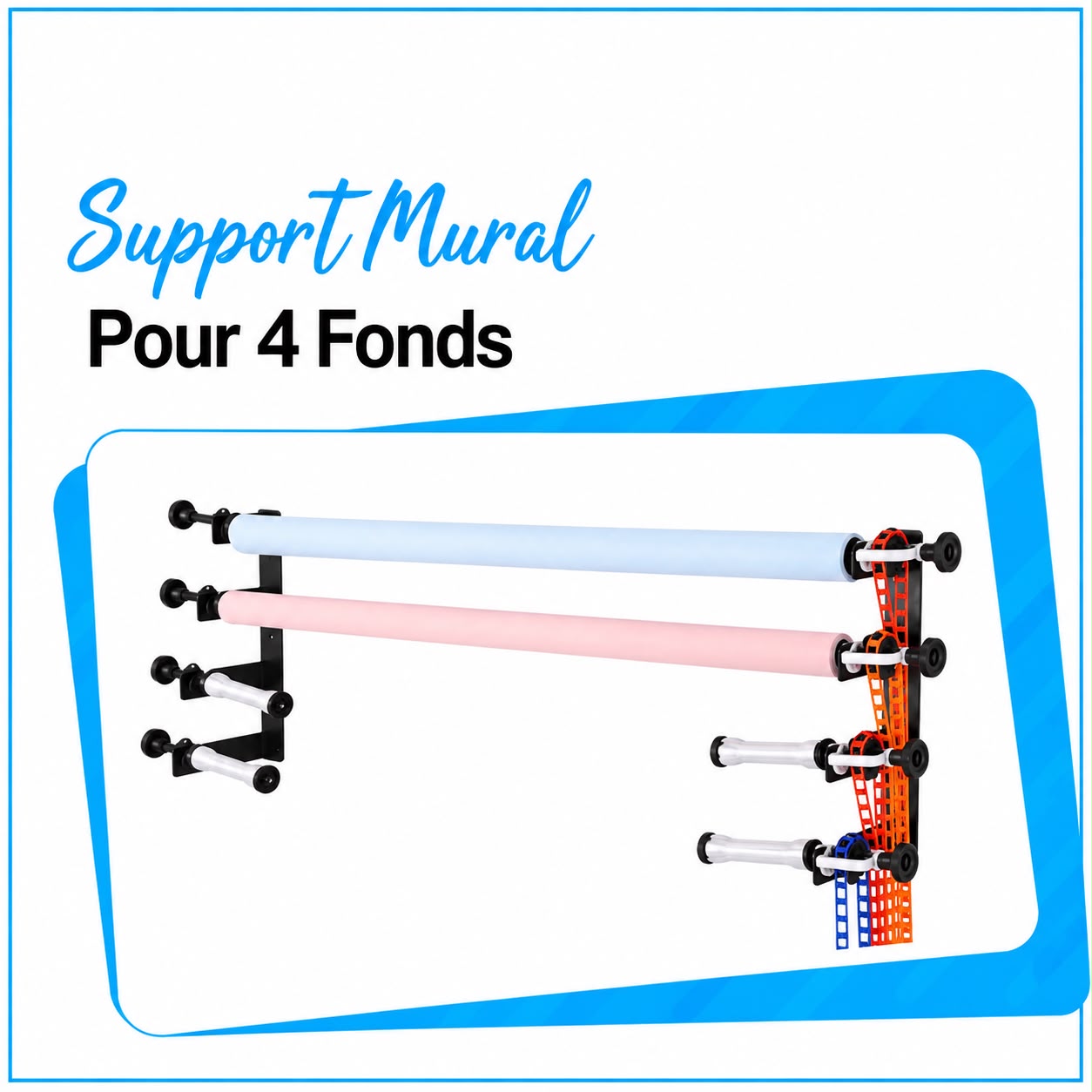 Support Fond Mural Pour 4 Fonds - Saymon Shop