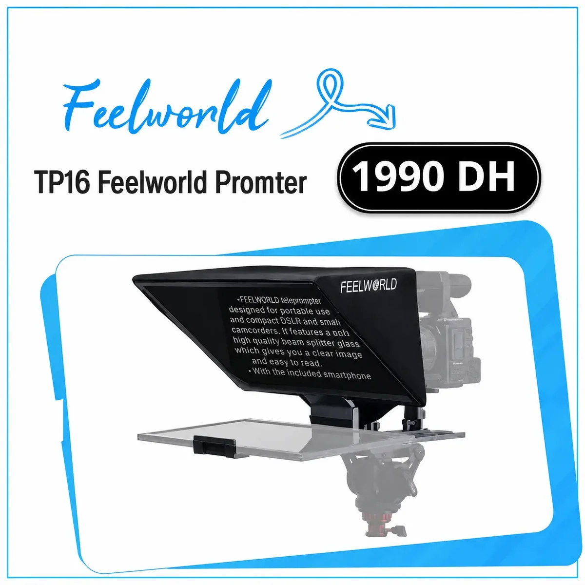 Téléprompteur FeelWorld TP16 - Saymon Shop