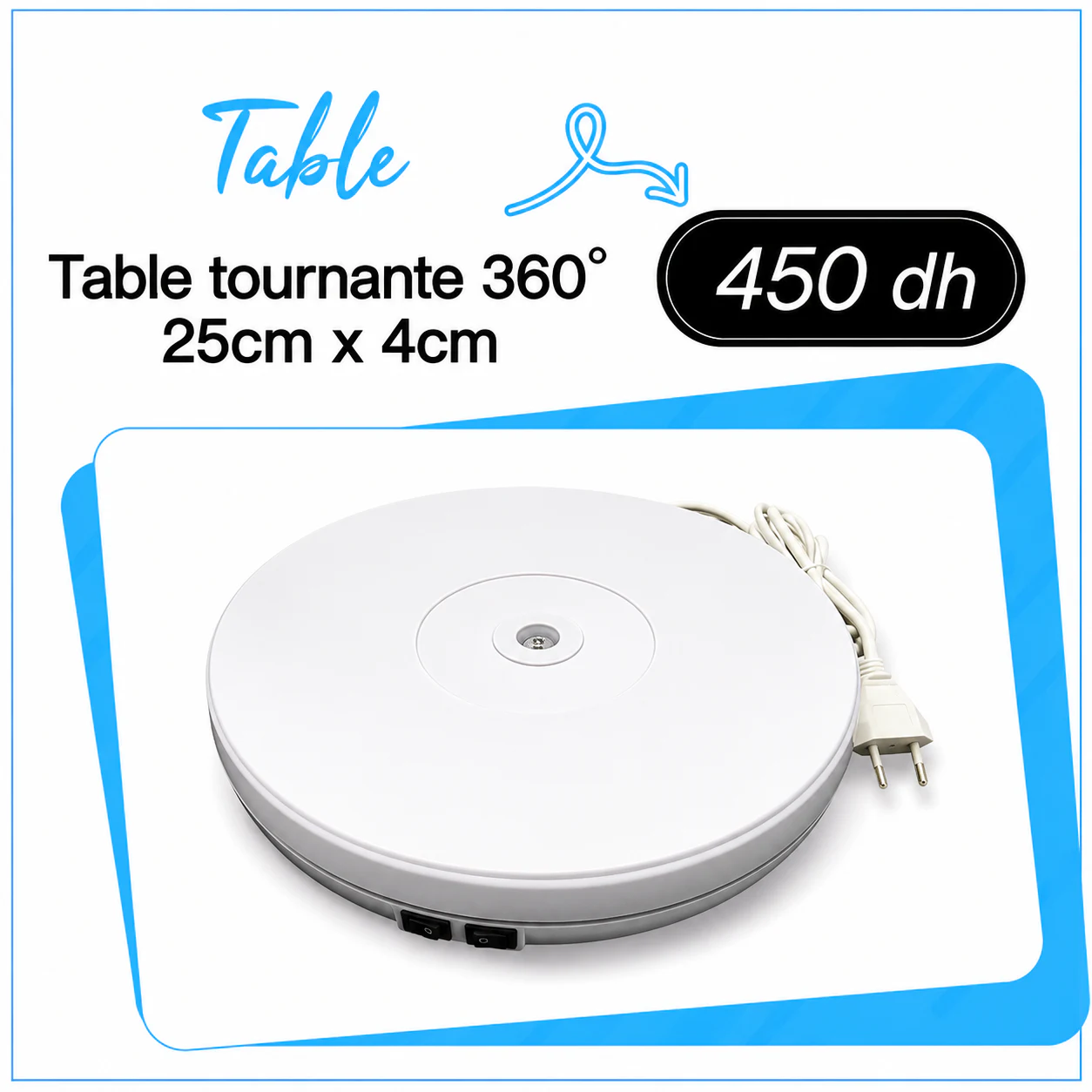 Table Rotative 360° - Saymon Shop