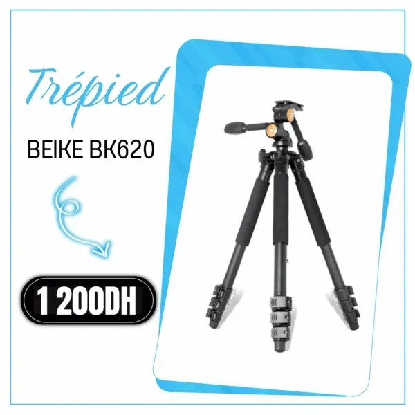 Trépied BEIKE BK-620 - Saymon Shop