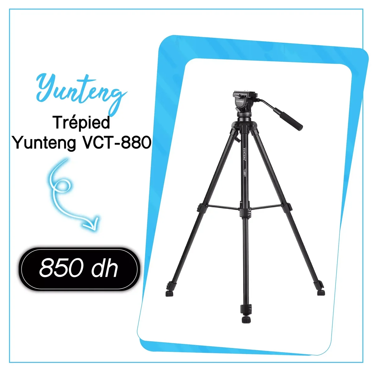 Trépied Yunteng VCT-880 - Saymon Shop