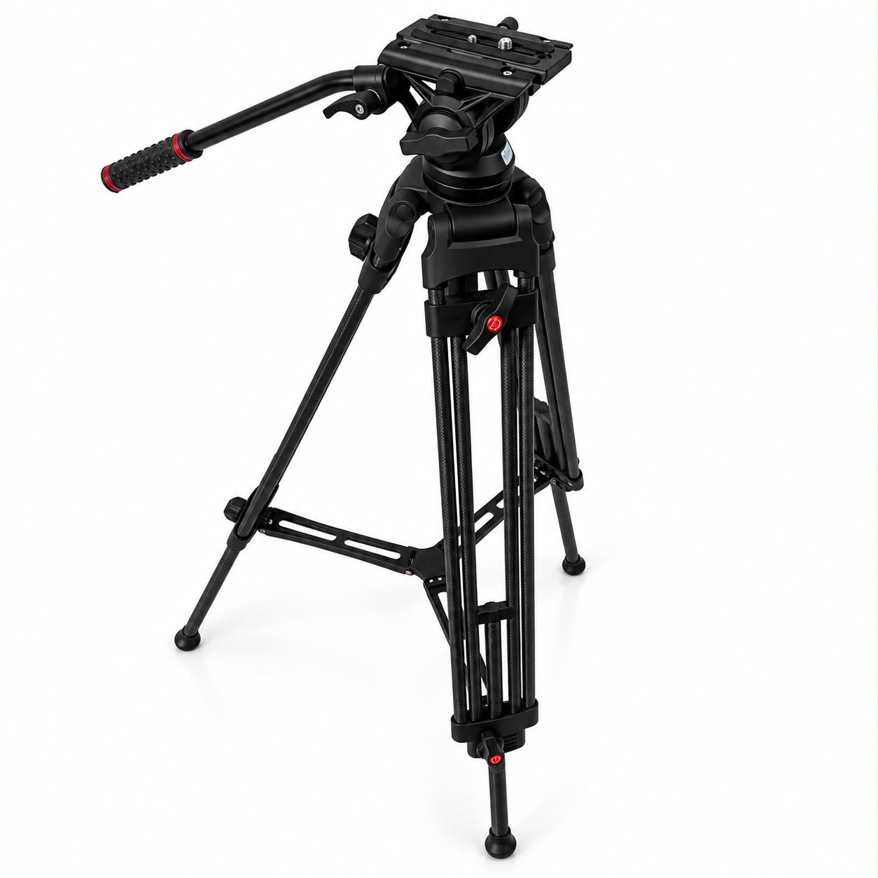 Trépied professionel Carbon DV Tripod kit (with VH-07 Fluid head) vue 4 - Saymon Shop