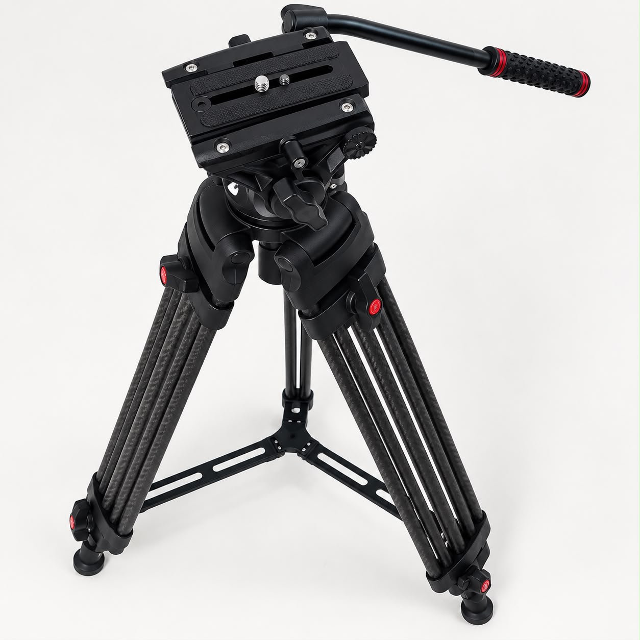 Trépied professionel Carbon DV Tripod kit (with VH-07 Fluid head) vue 5 - Saymon Shop